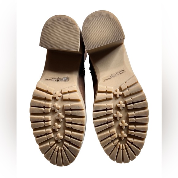 DV by Dolce Vita Jetta Brown Chunky Heel Ankle Boots with Side Zip Women’s 8.5 - Picture 14 of 16